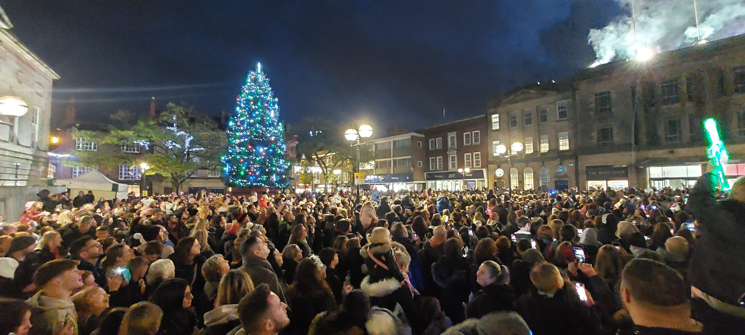 Thousands join the party as Christmas Lights go on in Stafford We Are